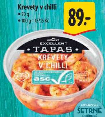 Krevety v chilli, 70 g