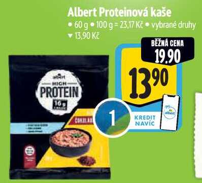Albert Proteinová kaše, 60 g