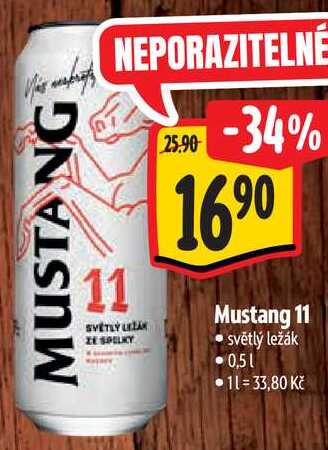 Mustang 11, 0,5 l