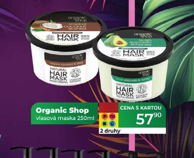 Organic Shop vlasová maska 250ml  