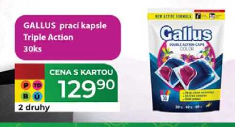 GALLUS prací kapsle Triple Action 30ks 