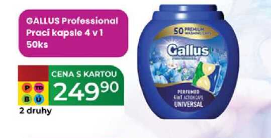 GALLUS Professional Praci kapsle 4 v1 50ks  
