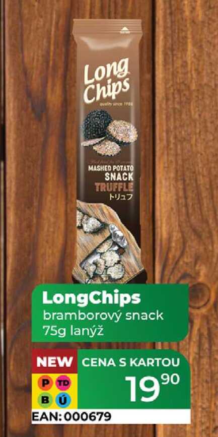 LongChips bramborový snack 75g lanýž  
