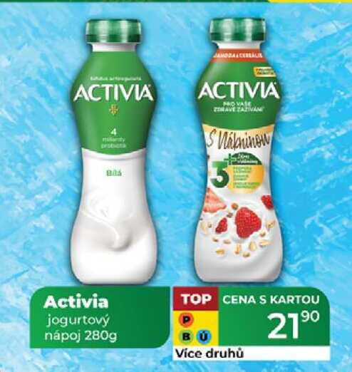 Activia jogurtový nápoj 280g 