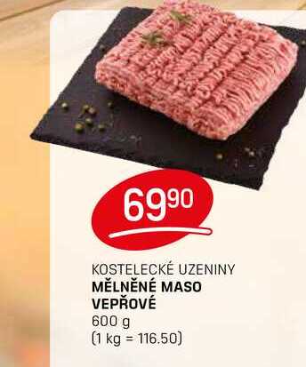 MĚLNĚNÉ MASO VEPŘOVÉ 600 g 