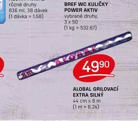 ALOBAL GRILOVACÍ EXTRA SILNÝ 44 cm x 8 m