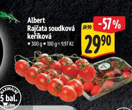  Albert Rajčata soudková  keříková 300 g  