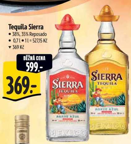 Tequila Sierra, 0,7 l