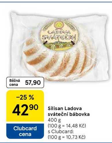 Silisan Ladova sváteční bábovka, 400 g
