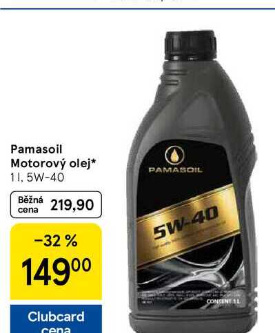Pamasoil Motorový olej, 1 l, 5W-40  