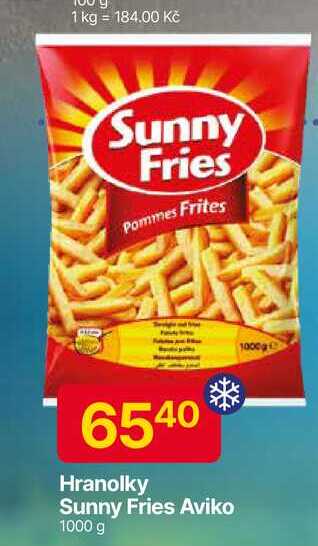 Aviko Sunny Fries 1000 g 