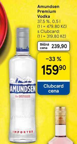 Amundsen Premium Vodka 37,5 %, 0.5 l