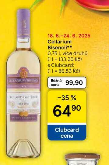 Cellarium Bisencii, 0,75 l, více druhů 