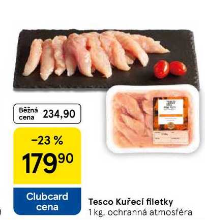 Tesco Kuřecí filetky, 1 kg