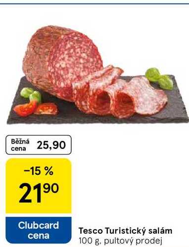 Tesco Turistický salám, 100 g