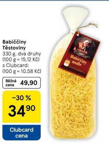 Babiččiny Těstoviny, 330 g 
