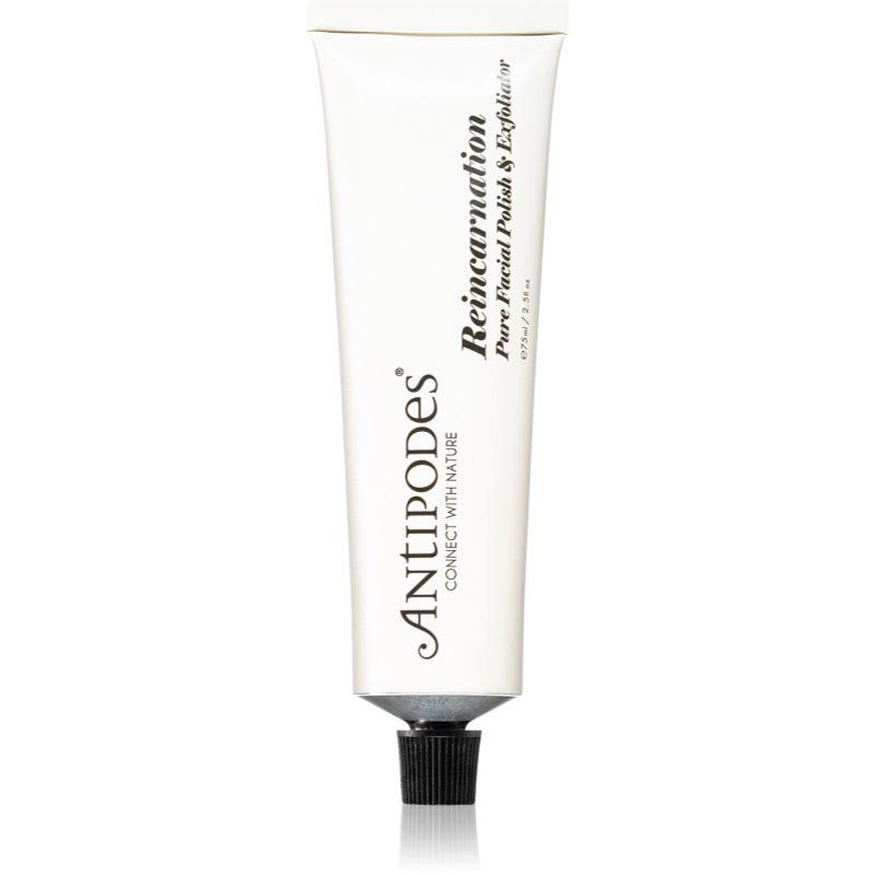 Antipodes Reincarnation Pure Facial Polish & Exfoliator jemný pleťový peeling 75 ml
