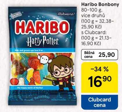 Haribo Bonbony, 80-100 g 