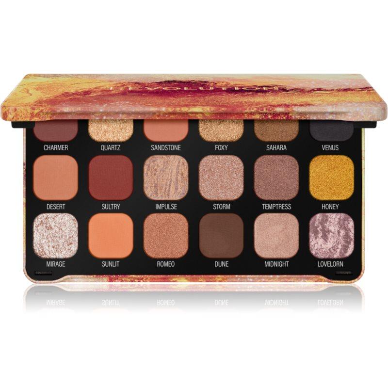 Makeup Revolution Forever Flawless paleta očních stínů odstín Bronze Temptation 18x1.1 g