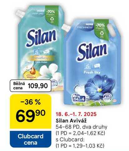 Silan Aviváž, 54-68 PD, dva druhy 