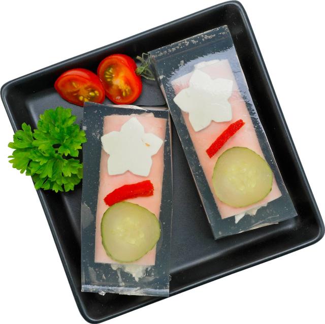 GASTRO-MENU Šunkové závitky s pařížským salátem v aspiku