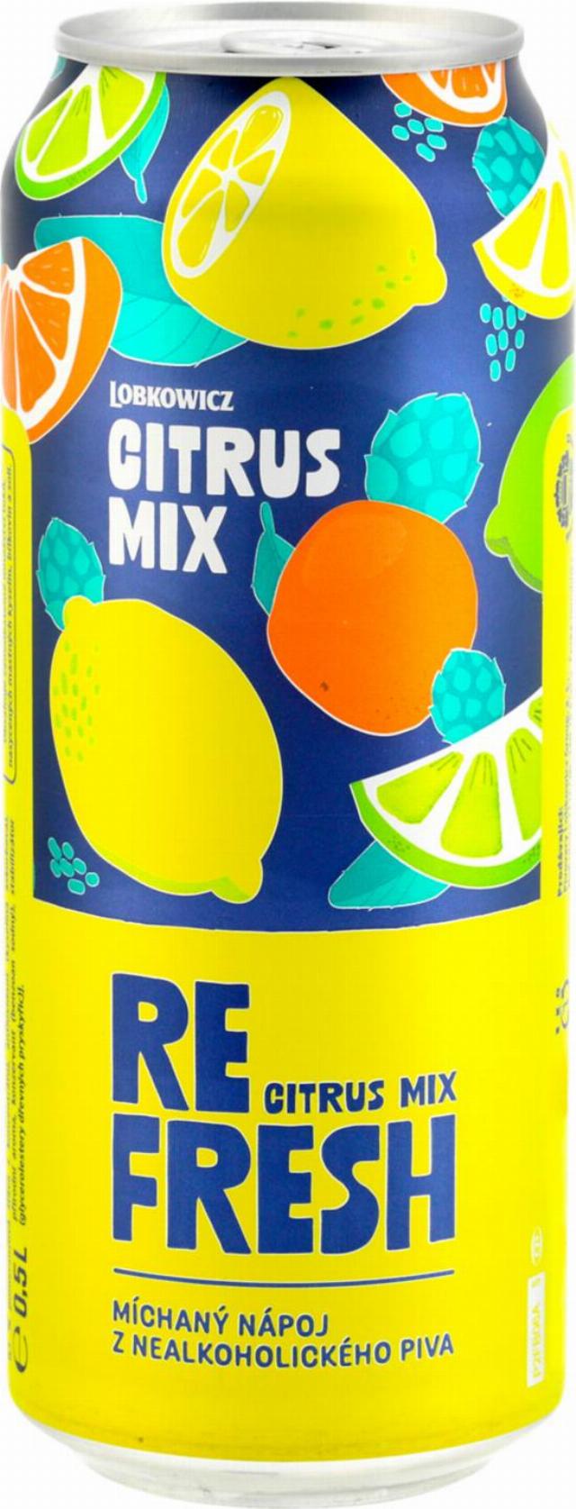 Refresh Citrus Mix Míchaný nápoj z piva citrus
