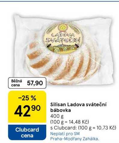 Silisan Ladova sváteční bábovka, 400 g 