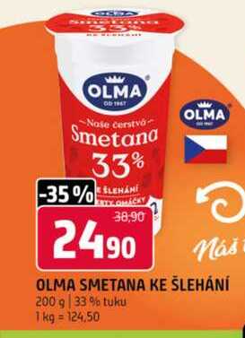 Olma smetana ke šlehání 200g
