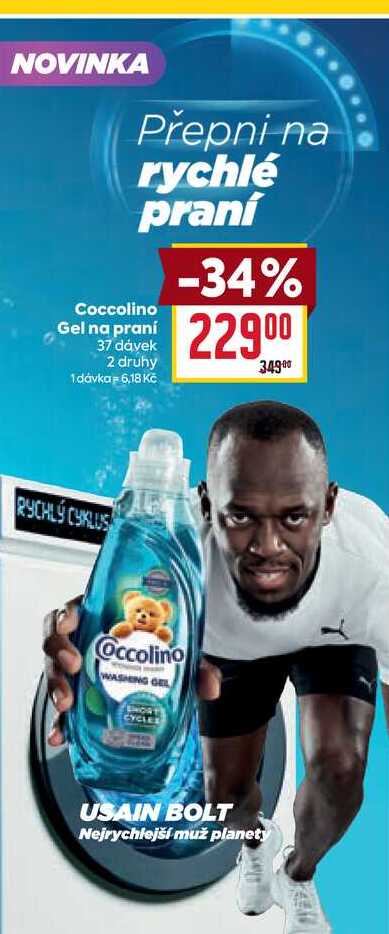 Coccolino Gel na praní 37 dávek 