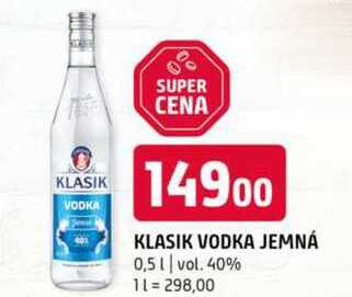 Klasik vodka jemná 0,5l