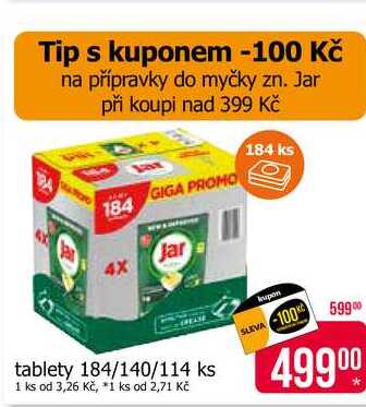 Jar tablety 184 ks 