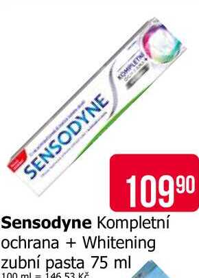 Sensodyne Kompletní ochrana +Whitening zubní pasta 75 ml 