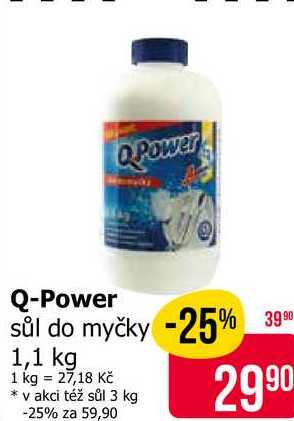 Q-Power sůl do myčky 1,1 kg