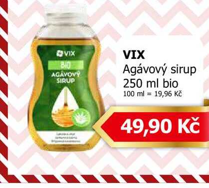 VIX Agávový sirup 250 ml bio 