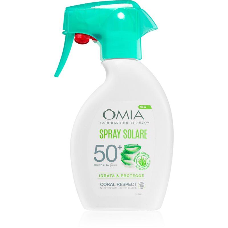 Omia Laboratories Aloe Vera del Salento opalovací sprej s hydratačním účinkem SPF 50+ 200 ml