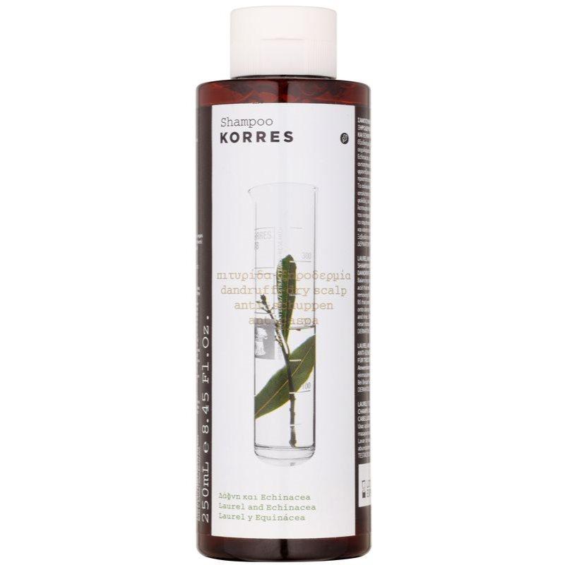 Korres Laurel & Echinacea šampon proti lupům pro suchou pokožku 250 ml
