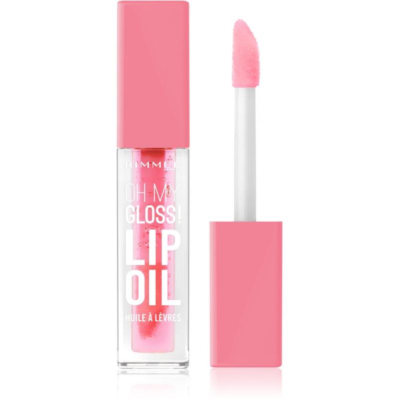 Rimmel Oh My Gloss! Lip Oil olej na rty s hydratačním účinkem odstín 001 Pink Flush 4,5 ml