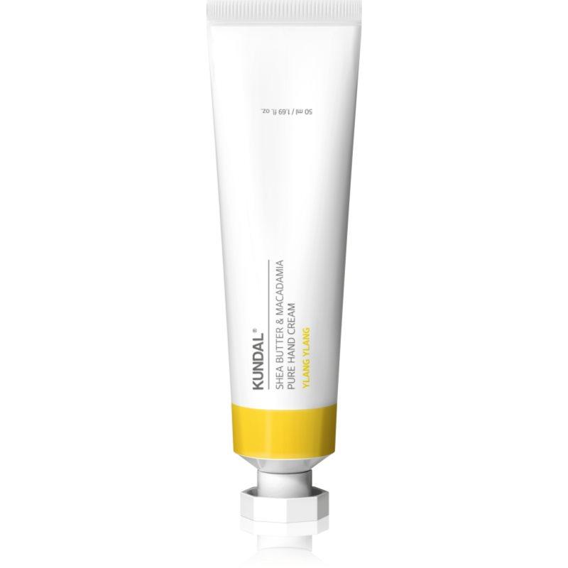 KUNDAL Shea Butter & Macadamia Ylang Ylang hydratační krém na ruce s vyživujícím účinkem 50 ml