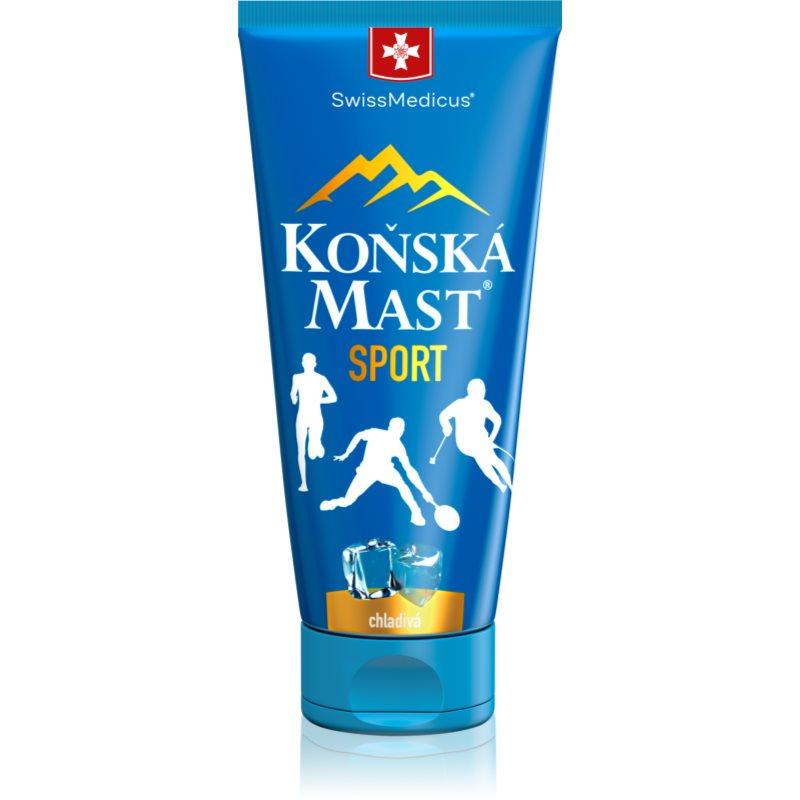 SwissMedicus Mast SPORT chladivá chladivý gel pro zklidnění unavených a bolavých svalů 200 ml