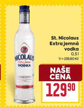 St. Nicolaus Extra jemná vodka 0,5l 