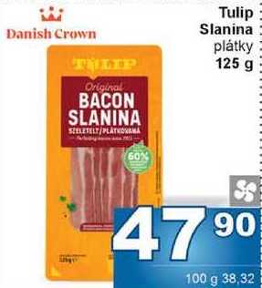 Tulip Slanina plátky 125 g