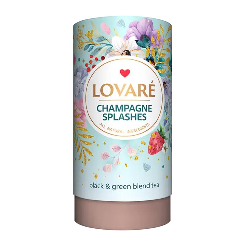 Lovaré Sypaný zelený a černý čaj Champagne Splashes, 80 g