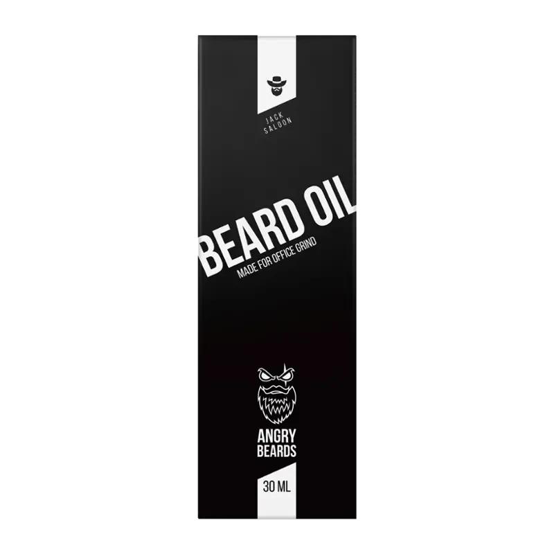 Angry Beards Olej na vousy Jack Saloon, 30 ml