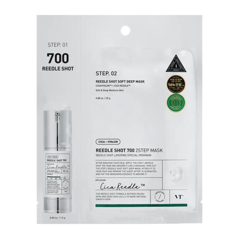 VT Cosmetics Pleťová maska Reedle Shot 700 2-step mask, 4 g