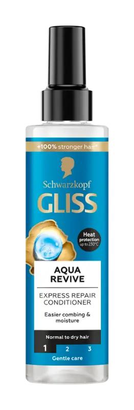 Gliss Regenerační expres balzám na suché vlasy Aqua Revive, 200 ml