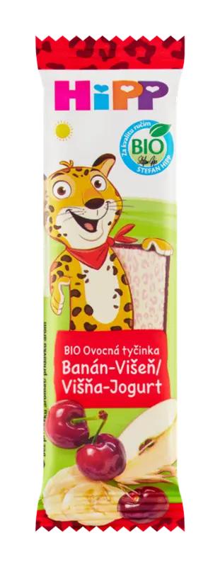 HiPP BIO ovocná tyčinka banán-višeň-jogurt, 23 g