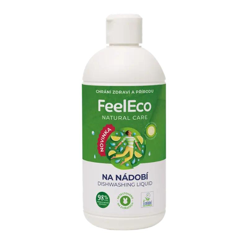 FeelEco Prostředek na mytí nádobí s vůní citronu, 500 ml