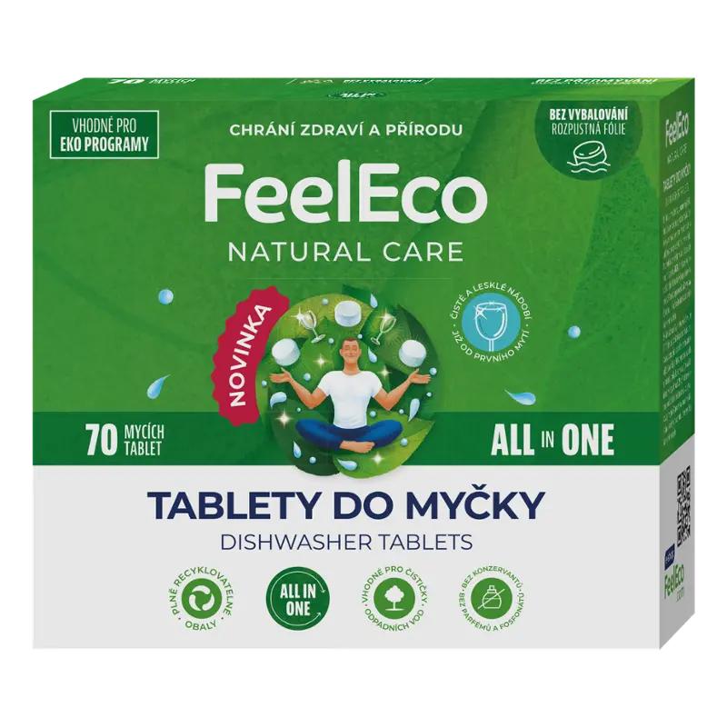 FeelEco Tablety do myčky All in One, 70 ks