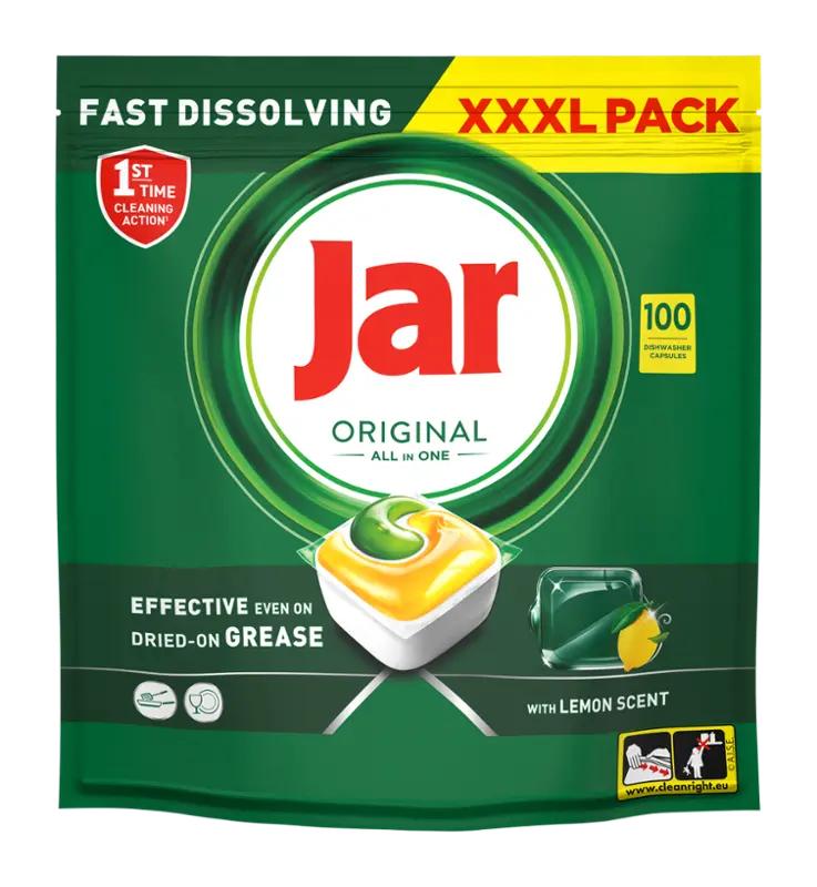 Jar Tablety do myčky All in One Lemon, 100 ks
