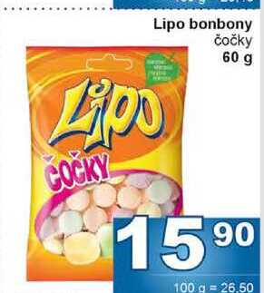 Lipo bonbony čočky 60 g 